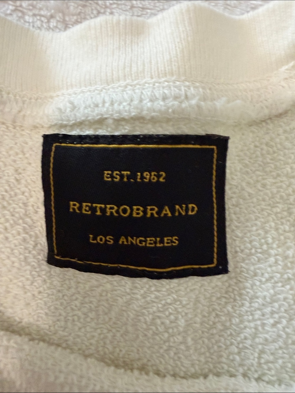 Women's Cream Crewneck Sweatshirt with '1919' Graphic - Picture 2 of 3
